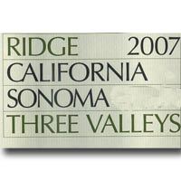 2007 Ridge Three Valleys Red 750ML 43144