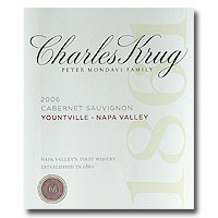 CHARLES KRUG CABERNET SAUVIGNON