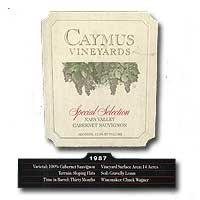 CAYMUS SPECIAL SELECT CABERNET SAUVIGNON