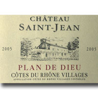 2005 Chateau St.Jean Plan Dieu Cote Du Rhone 750ML
