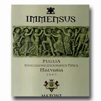 MAZZONE IMMENSUS MALVASIA
