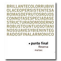 2006 Renacer Punto Final Malbec Reserve 750ML