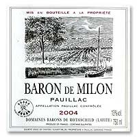 2004 Baron De Milon 750ML 44353