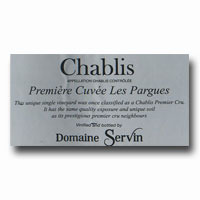 DOMAINE SERVIN CHABLIS LES PARGUES