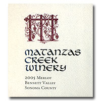 MATANZAS CREEK BENNETT VALLEY MERLOT