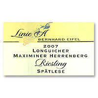 2007 Bernhard Eifel Spatlese Longuicher Maximiner Herrenberg Riesling 750ML