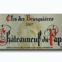 2007 Clos Des Brusquieres Chateauneuf Du Pape 750ML