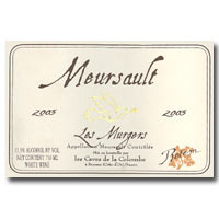 2003 Caves De Colombe Les Murgers Meursault 750ML