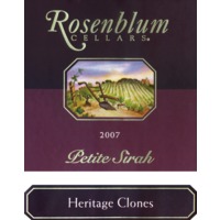 ROSENBLUM PETITE SIRAH HERITAGE CLONES