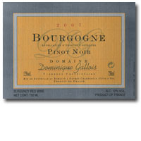 DOMINIQUE GALLOIS BOURGOGNE ROUGE