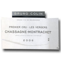 2006 Bruno Colin Chassagne Montrachet Les Vergers 750ML 47241