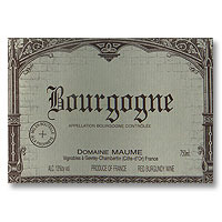 DOMAINE MAUME BOURGOGNE ROUGE
