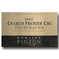 2007 Domaine Pinson Chablis Fourchaume 750ML 47335