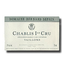 BERNARD DEFAIX VAILLONS CHABLIS