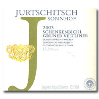 2003 Sonnhof Gruner Veltliner Trocken Kamptal Langenlois Schenkenbichl 750ML