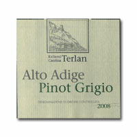 2008 Terlano Pinot Grigio 750ML 48553