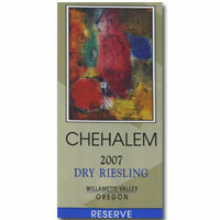 CHEHALEM DRY RIESLING RESERVE  