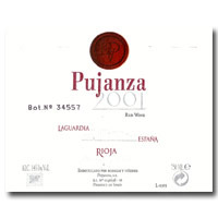 Bodegas Pujanza Rioja 2001 from Labels at Wine Library