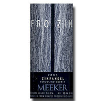 2003 Meeker Frozin Zinfandel 375ML