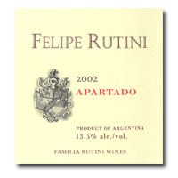 2002 Felipe Rutini Apartado 750ML