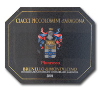 2001 Ciacci Brunello Di Montalcino 750ML