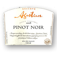 2003 Agustinos Pinot Noir Reserve 750ML