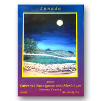 2002 Lunada Cabernet   Merlot Sonoma County 750ML