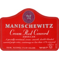 Manischewitz Cream Red Concord