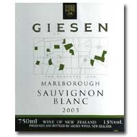2005 Giesen Sauv Blanc 750ML