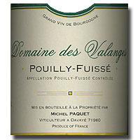 2004 Valanges Pouilly Fuisse 750ML