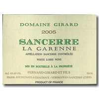 2005 Girard Sancerre La Garenne 750ML