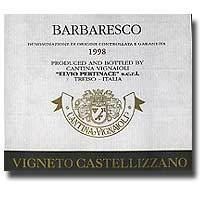 1998 Cantina Vignaioli Elvio Pertinace Barbaresco Castellizzano 750ML