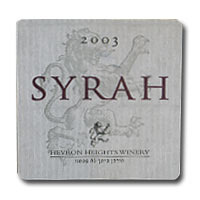 2003 Hevron Heights Syrah Reserve 750ML
