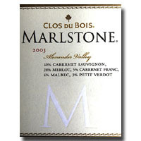 2003 Clos Du Bois Marlstone Red 750ML