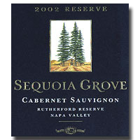 2002 Sequoia Grove Reserve Cabernet Sauvignon 750ML
